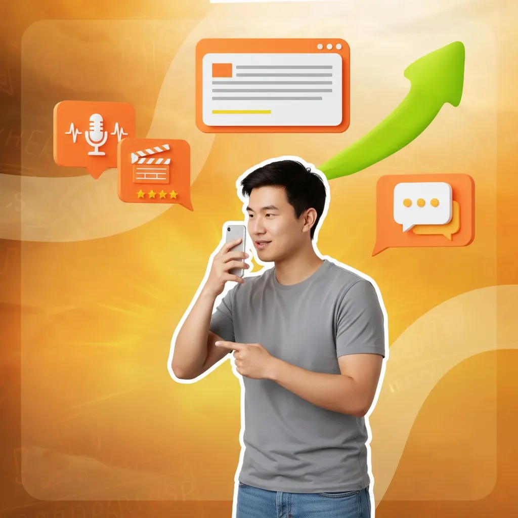 Speaking practice with movie transcript shadowing